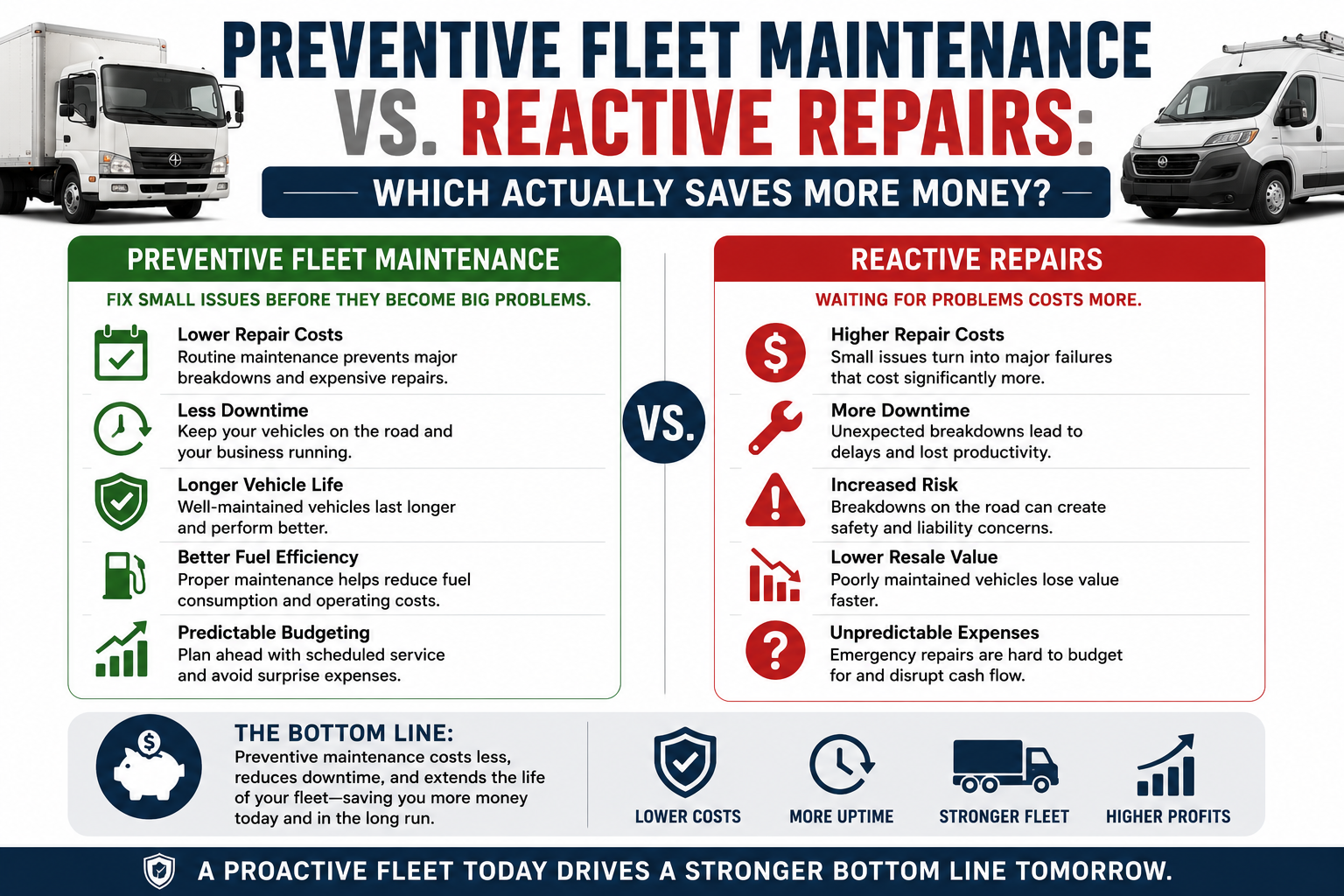fleet maintenance infographic